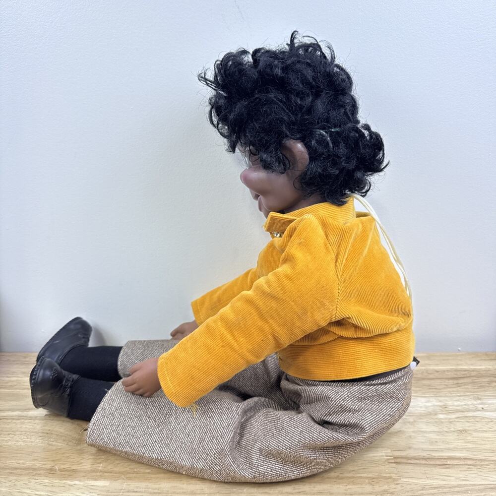 Vintage 1973 Eegee Lester Ventriloquist Dummy Doll Puppet WITH GLASSES & SHOES - Picture 4 of 11